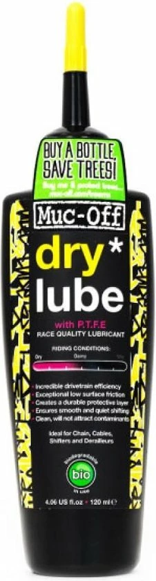 Muc-Off Kettingolie Dry Lube 120ml 1 Muc-Off Kettingolie Dry Lube 120ml