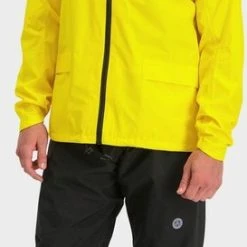AGU Original Regenpak Essential - Geel/Zwart - L - Dames & Heren - Waterdicht & Ademend -Windgoo Shop 273x840
