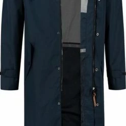 MGO Leisure Wear MGO Storm Extra Lange Regenjas - Dames Jack - Blauw - Maat L -Windgoo Shop 353x840 1