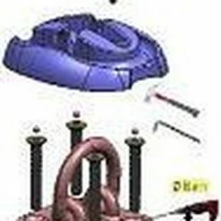 VINZ Everest Muuranker ART 4 / Wandanker / Vloeranker / Wandhaak / Muurhaak / Muurbeugel - Zwart -Windgoo Shop 365x840