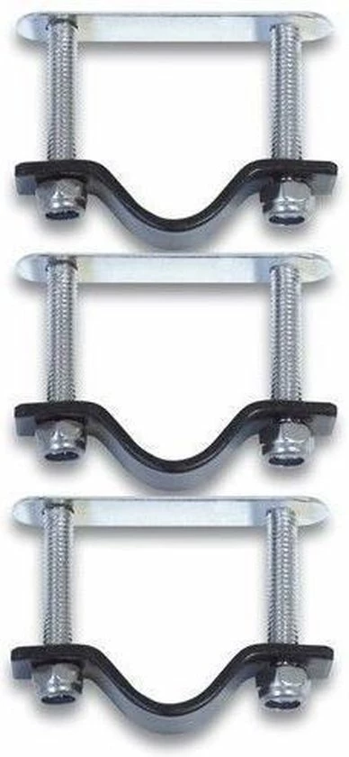 Basil Crate Mounting Set - Bevestigingsset Voor Basil Kratten En/of Rotan Manden - RVS 1 Basil Crate Mounting Set - Bevestigingsset Voor Basil Kratten En/of Rotan Manden - RVS