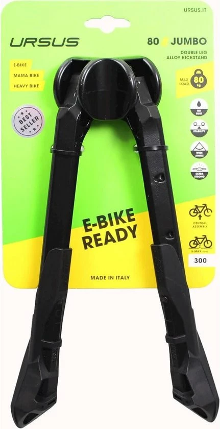 Middenstandaard Ursus Jumbo 2-poot 30cm - Zwart 16 Middenstandaard Ursus Jumbo 2-poot 30cm - Zwart - Afbeelding 16