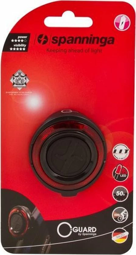 Spanninga O-Guard Fiets Achterlicht - Batterij 7 Spanninga O-Guard Fiets Achterlicht - Batterij - Afbeelding 7