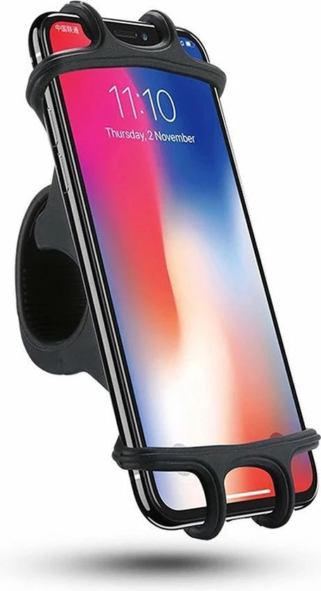 Eldur® Universele Telefoonhouder Fiets - 4 Tot 6.5 Inch - Zwart - Smartphone Telefoonhouder 3 Eldur® Universele Telefoonhouder Fiets - 4 Tot 6.5 Inch - Zwart - Smartphone Telefoonhouder - Afbeelding 3