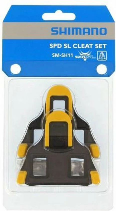 Shimano SPD-SL Schoenplaatje - Geel 16 Shimano SPD-SL Schoenplaatje - Geel - Afbeelding 16