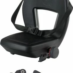 Qibbel 6+ Junior Fietsstoeltje Achter - Zwart - Inclusief Voetsteuntjes -Windgoo Shop 477x840