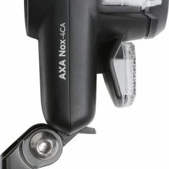 AXA - Nox City 4 Lux - Fietslamp Voorlicht - LED Koplamp - Fietsverlichting Op Batterij - Zwart -Windgoo Shop 487x840