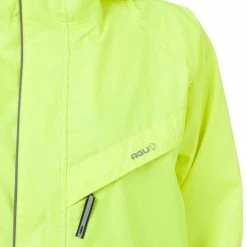 AGU Passat Regenpak Essential - Fluo Geel - XL - Dames & Heren - Waterdicht -Windgoo Shop 490x840 1