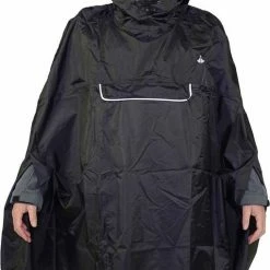 BJ?RNSON BJ RNSON Haps Regenponcho Fiets Dames & Heren - Fietsponcho - Zwart -Windgoo Shop 510x840 2