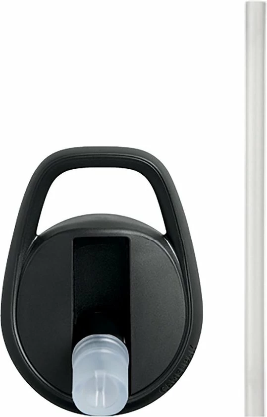 CamelBak Eddy+ Cap & Straw - Drinkfles Dop En Rietje - Zwart (Black) 1 CamelBak Eddy+ Cap & Straw - Drinkfles Dop En Rietje - Zwart (Black)