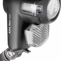 AXA - Nox City 4 Lux - Fietslamp Voorlicht - LED Koplamp - Fietsverlichting Op Batterij - Zwart -Windgoo Shop 543x840