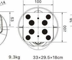 VINZ Everest Muuranker ART 4 / Wandanker / Vloeranker / Wandhaak / Muurhaak / Muurbeugel - Zwart -Windgoo Shop 550x206