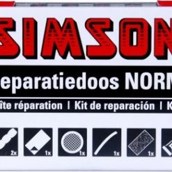 Simson Bandenreparatieset - Bandenplakset Compleet - Type Normaal T.b.v. Fiets - 7 Delig -Windgoo Shop 550x261