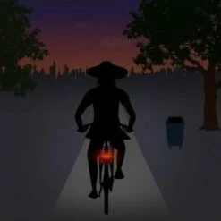 Spanninga Duxo Fiets Achterlicht - Batterij -Windgoo Shop 550x304