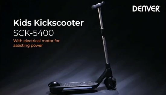 Denver Elektrische Step Kinderen 6km/u - LED Verlichting - 6km Bereik - 4,5" Wielen - SCK5400 - Zwart 2 Denver Elektrische Step Kinderen 6km/u - LED Verlichting - 6km Bereik - 4,5" Wielen - SCK5400 - Zwart - Afbeelding 2