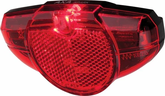 AXA - Spark Battery - Fiets Achterlicht - LED Fietsverlichting Op Batterij - 50-80 Mm - Rood 3 AXA - Spark Battery - Fiets Achterlicht - LED Fietsverlichting Op Batterij - 50-80 Mm - Rood - Afbeelding 3