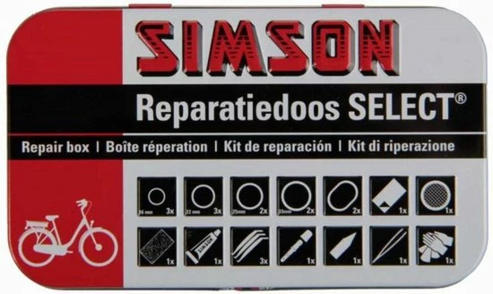 Simson Bandenreparatieset / Bandenplakset Compleet - Type Select T.b.v. Fiets - 23 Delig 4 Simson Bandenreparatieset / Bandenplakset Compleet - Type Select T.b.v. Fiets - 23 Delig - Afbeelding 4