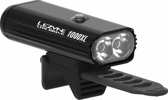 Lezyne Lite Drive 1000XL Fiets Koplamp - LED - Zwart 1 Lezyne Lite Drive 1000XL Fiets Koplamp - LED - Zwart