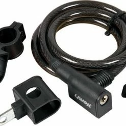 Lampa Kabelslot Fietsslot Supersterk| Krasvrije Kunststof Coating | Inclusief 2 Sleutels 120cm Lang Incl. Framehouder