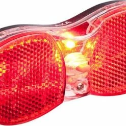 AXA City Rear - Fiets Achterlicht - LED Fietsverlichting Op Batterij 80 Mm - Rood -Windgoo Shop 550x341