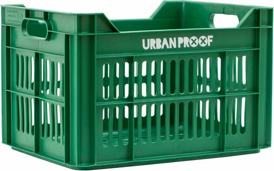 Urban Proof Recycled Fietskrat - 30 L - Warmroze 2 Urban Proof Recycled Fietskrat - 30 L - Warmroze - Afbeelding 2