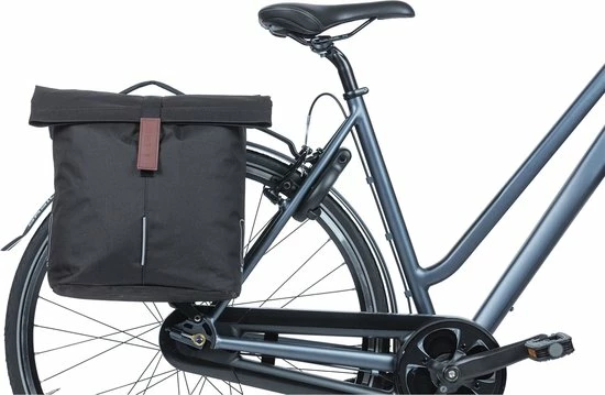 Basil City Dubbele Fietstas MIK - 28-32 Liter- Zwart 4 Basil City Dubbele Fietstas MIK - 28-32 Liter- Zwart - Afbeelding 4