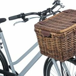 Basil Denton Fietsmand L - Voor - Rotan - Bruin - Large -Windgoo Shop 550x360 5