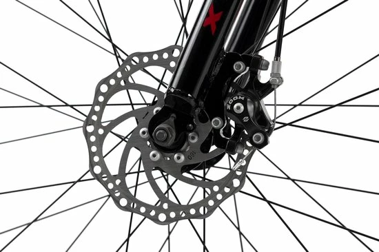 Ks Cycling Fiets Mountainbike MTB Fat Bike 26" SNW2458 Zwart-rood - 43 Cm 8 Ks Cycling Fiets Mountainbike MTB Fat Bike 26" SNW2458 Zwart-rood - 43 Cm - Afbeelding 8