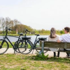 Amigo E-Vibe D1 - Elektrische Stadsfiets Voor Dames - Met 7 Versnellingen - Matgrijs -Windgoo Shop 550x366 170