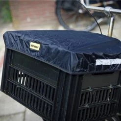 Nietverkeerd Niet Verkeerd Fietskrat Afdekhoes - Krathoes Undercover 40 X 30 Cm Polyester Matzwart