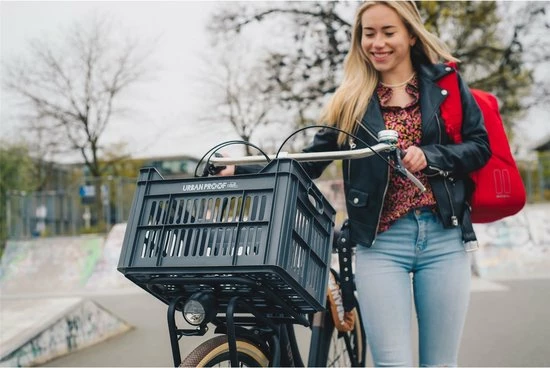 Urban Proof Recycled Fietskrat - 30 L - Warmroze 6 Urban Proof Recycled Fietskrat - 30 L - Warmroze - Afbeelding 6