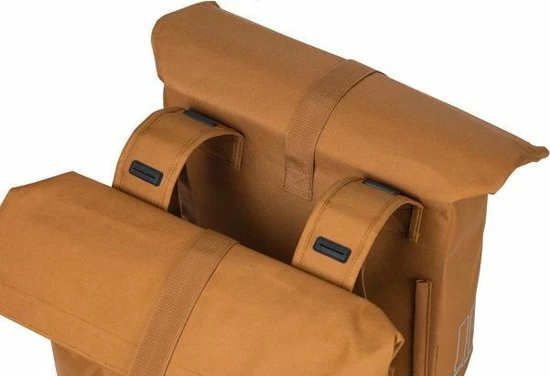 Basil City Dubbele Fietstas - Camel Bruin - 32 Liter 3 Basil City Dubbele Fietstas - Camel Bruin - 32 Liter - Afbeelding 3