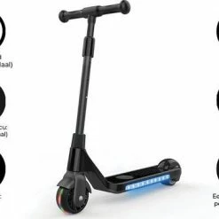 Denver Elektrische Step Kinderen 6km/u - LED Verlichting - 6km Bereik - 4,5" Wielen - SCK5400 - Zwart 9 Denver Elektrische Step Kinderen 6km/u - LED Verlichting - 6km Bereik - 4,5" Wielen - SCK5400 - Zwart -Windgoo Shop 550x380 1