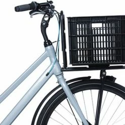 Basil Fietskrat L - Groot - 40 Liter - Zwart -Windgoo Shop 550x381