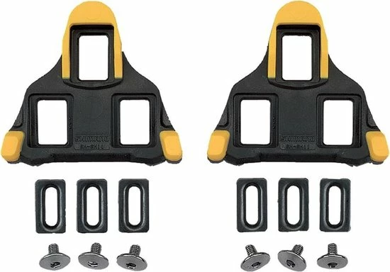 Shimano SPD-SL Schoenplaatje - Geel 9 Shimano SPD-SL Schoenplaatje - Geel - Afbeelding 9