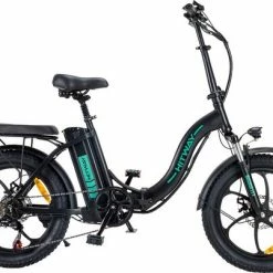 Hitway BK6 Elektrische Fiets - Opvouwbare E-bike - 20 Inch Fat Tire - 250W Motor - 11,2Ah - Zwart/Groen -Windgoo Shop 550x402 3