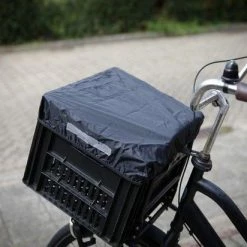 Nietverkeerd Niet Verkeerd Fietskrat Afdekhoes - Krathoes Undercover 40 X 30 Cm Polyester Matzwart -Windgoo Shop 550x412 12