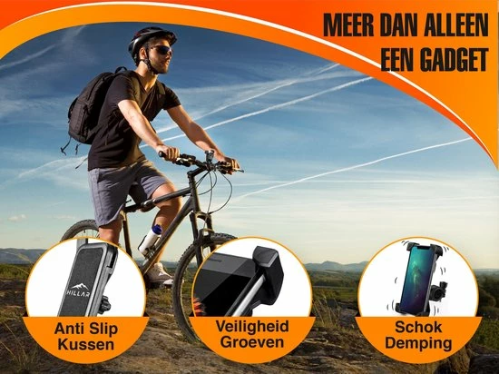 Hillar Telefoonhouder Fiets Universeel - Smartphone Houder Fiets - Motor - Scooter - GSM Houder Fiets 4 Hillar Telefoonhouder Fiets Universeel - Smartphone Houder Fiets - Motor - Scooter - GSM Houder Fiets - Afbeelding 4
