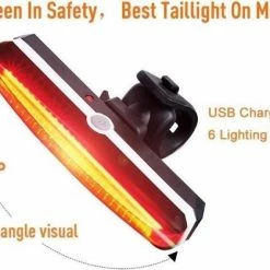 Merkloos LED Fiets Achterlicht USB Oplaadbare - Marktleider 110 Lumen Helderheid - IP65 Waterbestendig - Supersnel Installatie - Horizontaal Of Verticaal - Voor Zadel, Zadelpen Of Helm 19 Merkloos LED Fiets Achterlicht USB Oplaadbare - Marktleider 110 Lumen Helderheid - IP65 Waterbestendig - Supersnel Installatie - Horizontaal Of Verticaal - Voor Zadel, Zadelpen Of Helm -Windgoo Shop 550x419 5