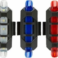 LOUZIR 2 Stuks Fietsverlichtingen ( Voor En Achter Fietslicht ) - LED Usb Oplaadbaar -Windgoo Shop 550x422 3