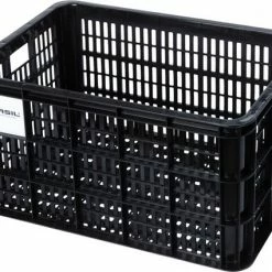 Basil Fietskrat L - Groot - 40 Liter - Zwart -Windgoo Shop 550x425 1