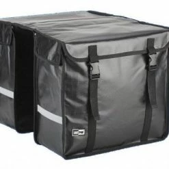 Lastpak Bisonyl - Dubbele Fietstas - 46 L - Zwart -Windgoo Shop 550x425 2