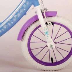 Disney Frozen 2 Kinderfiets - Meisjes - 14 Inch - Blauw/Paars - Twee Handremmen -Windgoo Shop 550x427 7