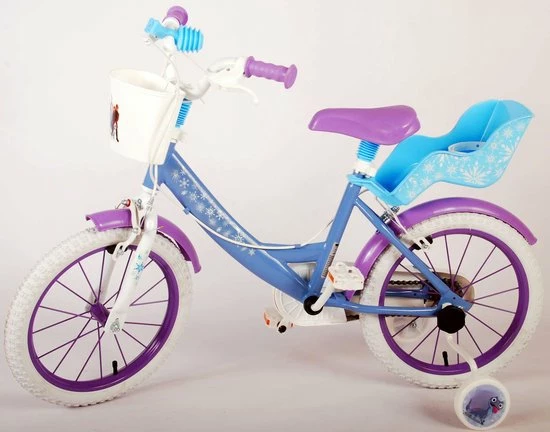 Disney Frozen 2 Kinderfiets - Meisjes - 16 Inch - Blauw - Twee Handremmen 13 Disney Frozen 2 Kinderfiets - Meisjes - 16 Inch - Blauw - Twee Handremmen - Afbeelding 13
