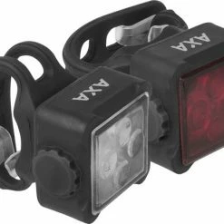 AXA – Niteline 44R - LED Fietslampjes Voor En Achter - Fietsverlichting USB Oplaadbaar