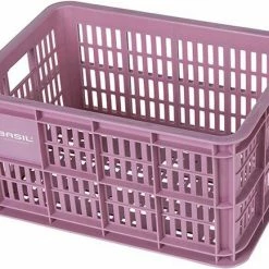 Basil Fietskrat S - Small - 17.5 Liter - Roze -Windgoo Shop 550x434 4