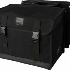 Fastrider Canvas 37 Dubbele Fietstas Zwart - 65L