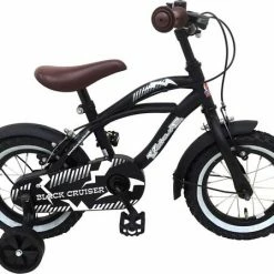 Volare Black Cruiser Kinderfiets - Jongens - 12 Inch - Zwart - 2 Handremmen -Windgoo Shop 550x448 2
