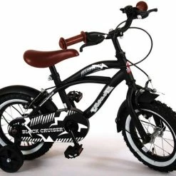 Volare Black Cruiser Kinderfiets - Jongens - 12 Inch - Zwart - 2 Handremmen -Windgoo Shop 550x458 2