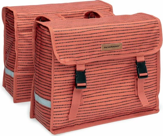 New Looxs Forest Fiori Dubbele Fietstas - 30 Liter - Antraciet 11 New Looxs Forest Fiori Dubbele Fietstas - 30 Liter - Antraciet - Afbeelding 11